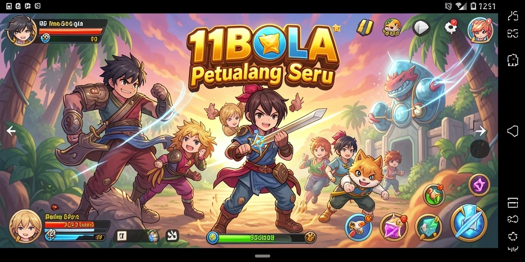 Tampilkan gameplay menarik 11BOLA dengan grafik anime yang menawan.