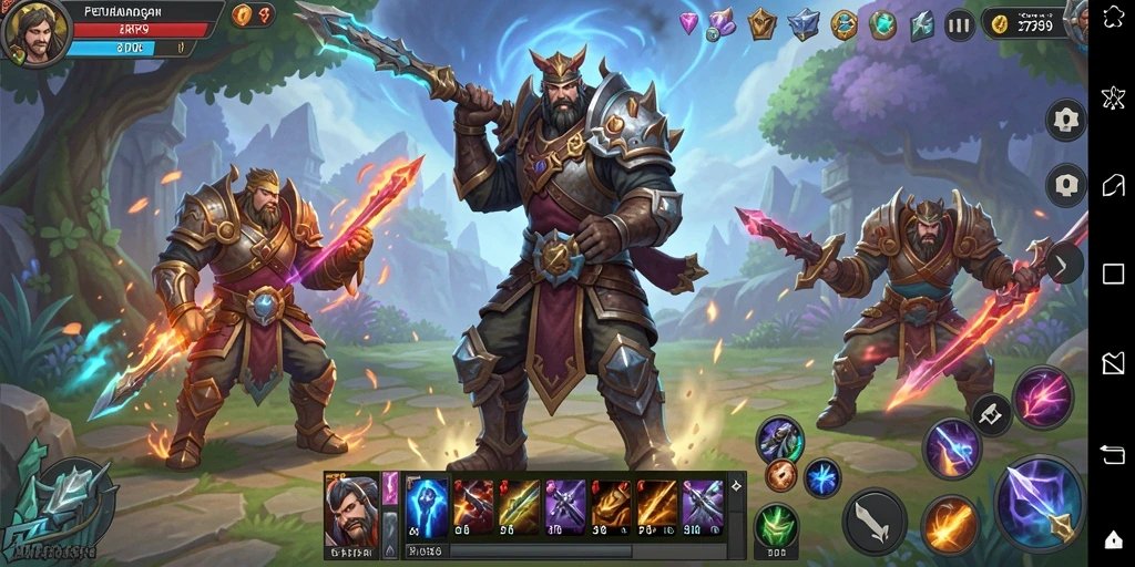 Tampilan menarik dari gameplay ARPG di 2739.