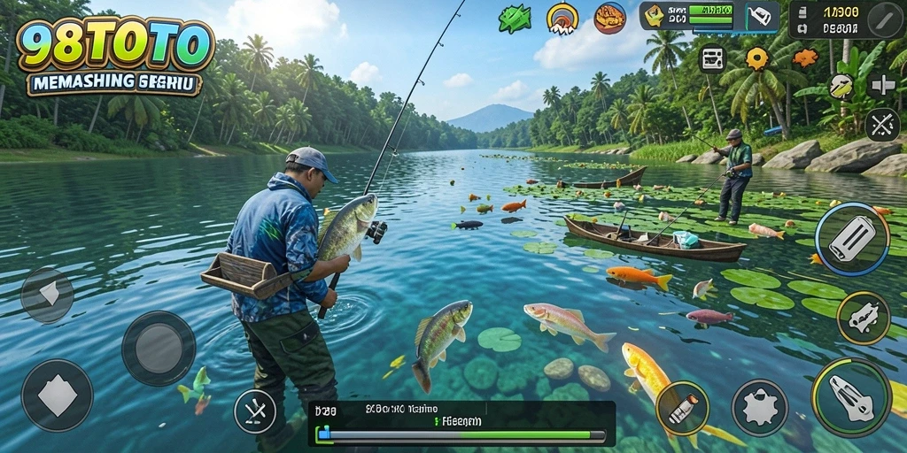 Tangkapan besar di permainan Fishing 98TOTO yang menegangkan.