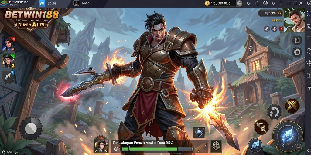 Tampilan gameplay seru di dunia ARPG BETWIN188