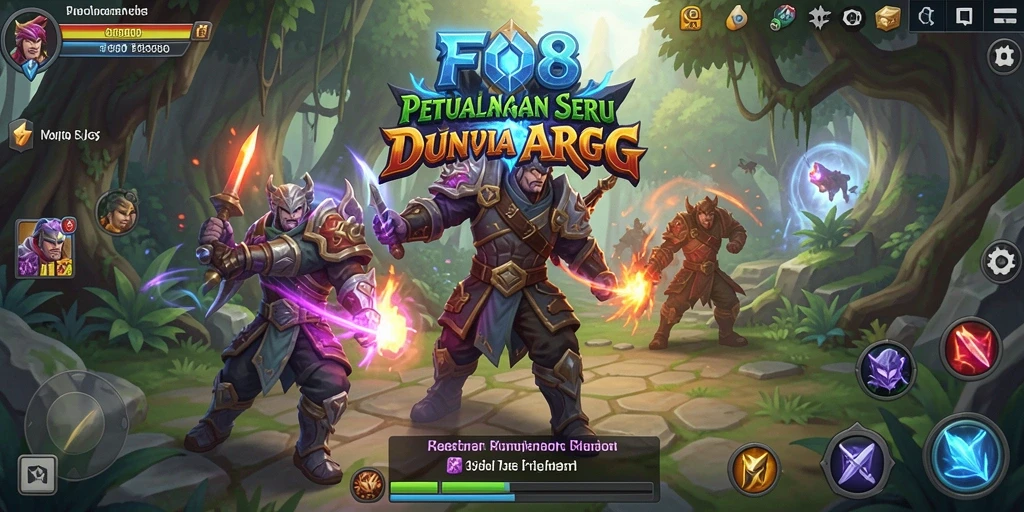 Tampilan gameplay seru dalam dunia ARPG di FO8.