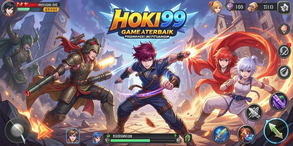 Tangkapan layar HOKI99 menunjukkan karakter Anime dalam pertempuran yang mendebarkan.