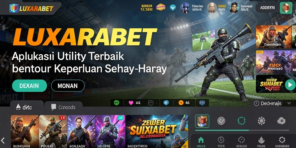 Tampilan antarmuka LUXARABET yang intuitif dan informatif.