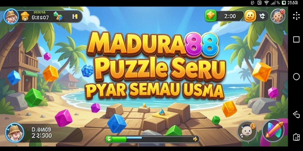 Tampilan gameplay MADURA88 dengan berbagai tantangan puzzle.