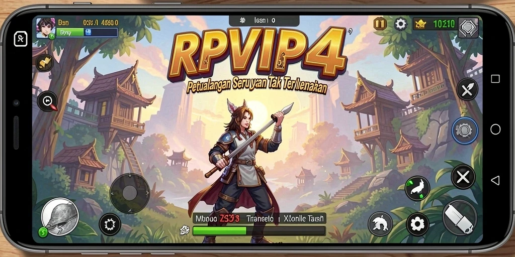 Screenshot gameplay RPVIP4 yang menunjukkan aksi petualangan seru.